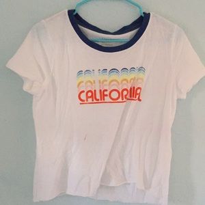 Cute Californians cropped tee